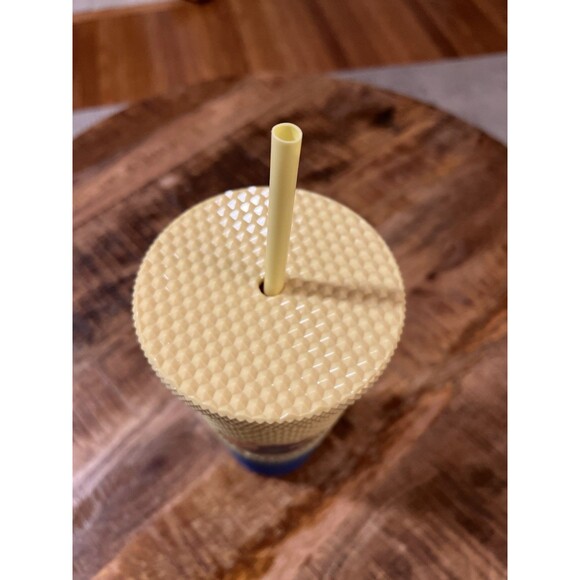 Disney Stitch 32oz Studded Drink Tumbler Yellow And Blue NWOT - Picture 5 of 8